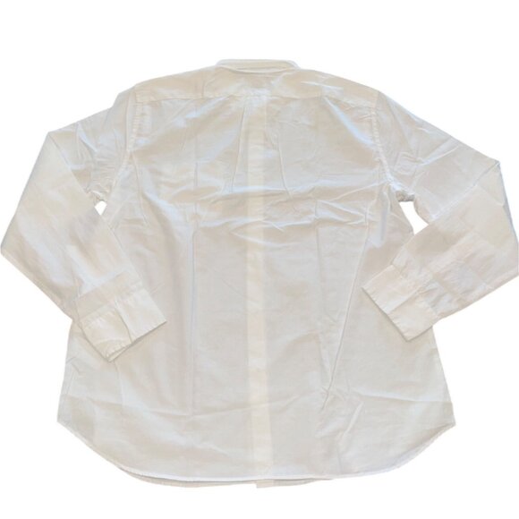 J.Crew Men's Sz L White Secret Wash Shirt Cotton Poplin Classic Fit BJ706 - Picture 8 of 12